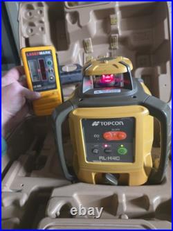 Topcon RL-H4C Vertical Horizontal Long Range Leveling Rotary Red Laser Topcon RL-H4C Vertical Horizontal Long Range Leveling Rotary Red Laser
