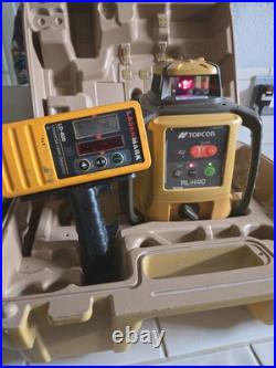 Topcon RL-H4C Vertical Horizontal Long Range Leveling Rotary Red Laser Topcon RL-H4C Vertical Horizontal Long Range Leveling Rotary Red Laser