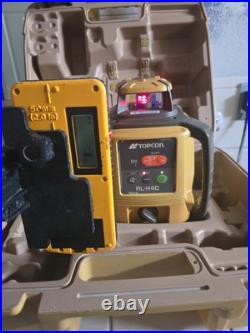 Topcon RL-H4C Vertical Horizontal Long Range Leveling Rotary Red Laser Topcon RL-H4C Vertical Horizontal Long Range Leveling Rotary Red Laser