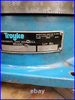 Troyke 12 Precision Horizontal Rotary Table R-12