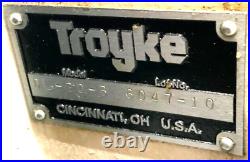 Troyke DL-20-B Heavy Duty 20 Horizontal CNC Rotary Table Milling Block G6B