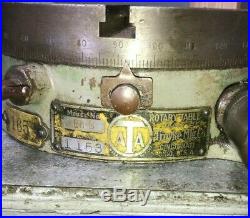 Troyke Horizontal / Vertical 9 Rotary Table Made In USA Bridgeport MILL