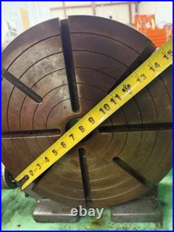 Troyke Mfg Co. U-15 Rotary Table 15 Horizontal Or Vertical Orientation