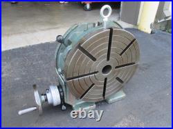 USED U-15 Troyke 15 Vertical-Horizonal Round Rotary Table with 1/2 T-Slots