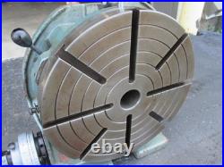 USED U-15 Troyke 15 Vertical-Horizonal Round Rotary Table with 1/2 T-Slots