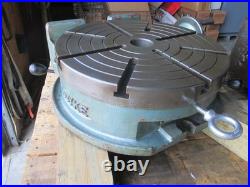 USED U-15 Troyke 15 Vertical-Horizonal Round Rotary Table with 1/2 T-Slots