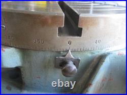 USED U-15 Troyke 15 Vertical-Horizonal Round Rotary Table with 1/2 T-Slots