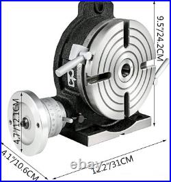 US Mophorn Rotary Table 8Inch Horizontal Vertical HV8 Precision 3MT Milling Dril