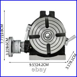 Uimoso 6 4-Slot Rotary Table for Milling Horizontal/Vertical Dividing Plates