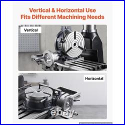 Uimoso 8-Inch Horizontal and Vertical Rotary Table for Precision Milling