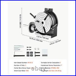 Uimoso 8-Inch Horizontal and Vertical Rotary Table for Precision Milling