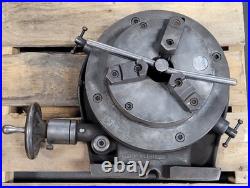 Universal Horizontal/Vertical Rotary Table with 8in 3-Jaw Chuck