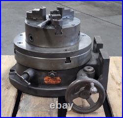 Universal Horizontal/Vertical Rotary Table with 8in 3-Jaw Chuck
