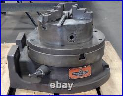 Universal Horizontal/Vertical Rotary Table with 8in 3-Jaw Chuck