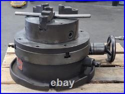 Universal Horizontal/Vertical Rotary Table with 8in 3-Jaw Chuck