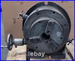Universal Horizontal/Vertical Rotary Table with 8in 3-Jaw Chuck