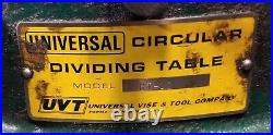 Universal Indexing 12 Rotary Table Vertical or Horizontal, Inv 41702