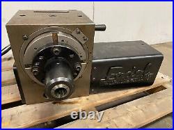 Used Fadal 4th Axis Rotary Table Model VH65 with 5C Collet Closer