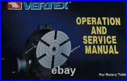 VERTEX HV-12 12 Horizontal / Vertical Rotary Table with Face Plate