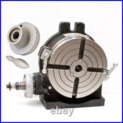 VERTEX HV-6 (4-Slot) 6 Horizontal/Vertical Rotary Table with 4-Slot Face Plate