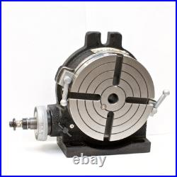 VERTEX HV-6 (4-Slot) 6 Horizontal/Vertical Rotary Table with 4-Slot Face Plate
