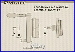 VERTEX HV-6 (4-Slot) 6 Horizontal/Vertical Rotary Table with 4-Slot Face Plate