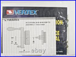 VERTEX HV-8 8 Horizontal / Vertical Rotary Table with Face Plate