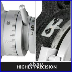 VEVOR 6 Rotary Table Horizontal Vertical Milling 2/5 T-Slot Durable