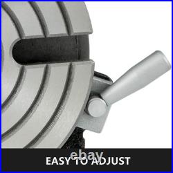 VEVOR 6 Rotary Table Horizontal Vertical Milling 2/5 T-Slot Durable