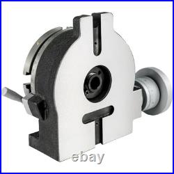 VEVOR 6 Rotary Table Horizontal Vertical Milling 2/5 T-Slot Durable