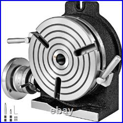 VEVOR Rotary Table 8 Inch/200 MM Horizontal Vertical Rotary Table 3-Slot Rotary VEVOR Rotary Table 8 Inch/200 MM Horizontal Vertical Rotary Table 3-Slot Rotary