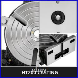 VEVOR Rotary Table 8 Inch/200 MM Horizontal Vertical Rotary Table 3-Slot Rotary VEVOR Rotary Table 8 Inch/200 MM Horizontal Vertical Rotary Table 3-Slot Rotary