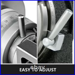 VEVOR Rotary Table 8 Inch/200 MM Horizontal Vertical Rotary Table 3-Slot Rotary