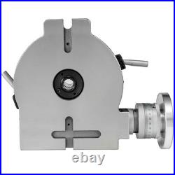 VEVOR Rotary Table 8 Inch/200 MM Horizontal Vertical Rotary Table 3-Slot Rotary