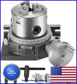 VEVOR Rotary Table for Milling Machines, 4''/ 100 mm, Horizontal Vertical Model