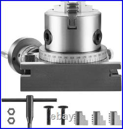 VEVOR Rotary Table for Milling Machines, 4''/ 100 mm, Horizontal Vertical Model