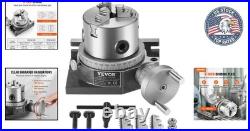 Versatile Milling Rotary Table 4'' with 3.1'' Chuck and HT250 Material