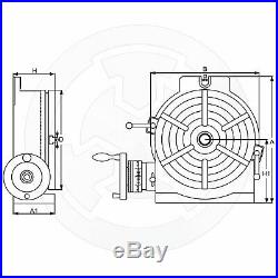 Vertex, Horizontal and Vertical Rotary Table, 10 inches, HV-10, 1001-003