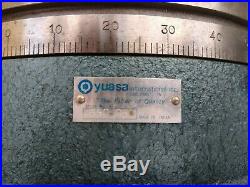 Very Clean #550-050 Yuasa 10 Horizontal / Vertical Precision Rotary Table