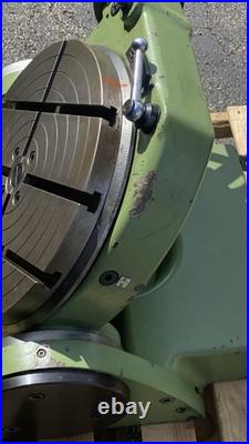 Walter RIS400 G Precision Tilting Rotary Table Horizontal Vertical Boring Mill
