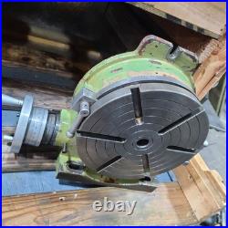 Yuasa 12 Horizontal-Vertical Precision Rotary Table For Milling-Drilling Oper