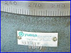 Yuasa 550-050 10/250mm Horizontal or Vertical Rotary Table For Bridgeport Mill