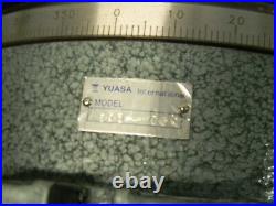 Yuasa Horizontal / Vertical Rotary Machining Table 10 Diam. 3MT 550-050 Damaged